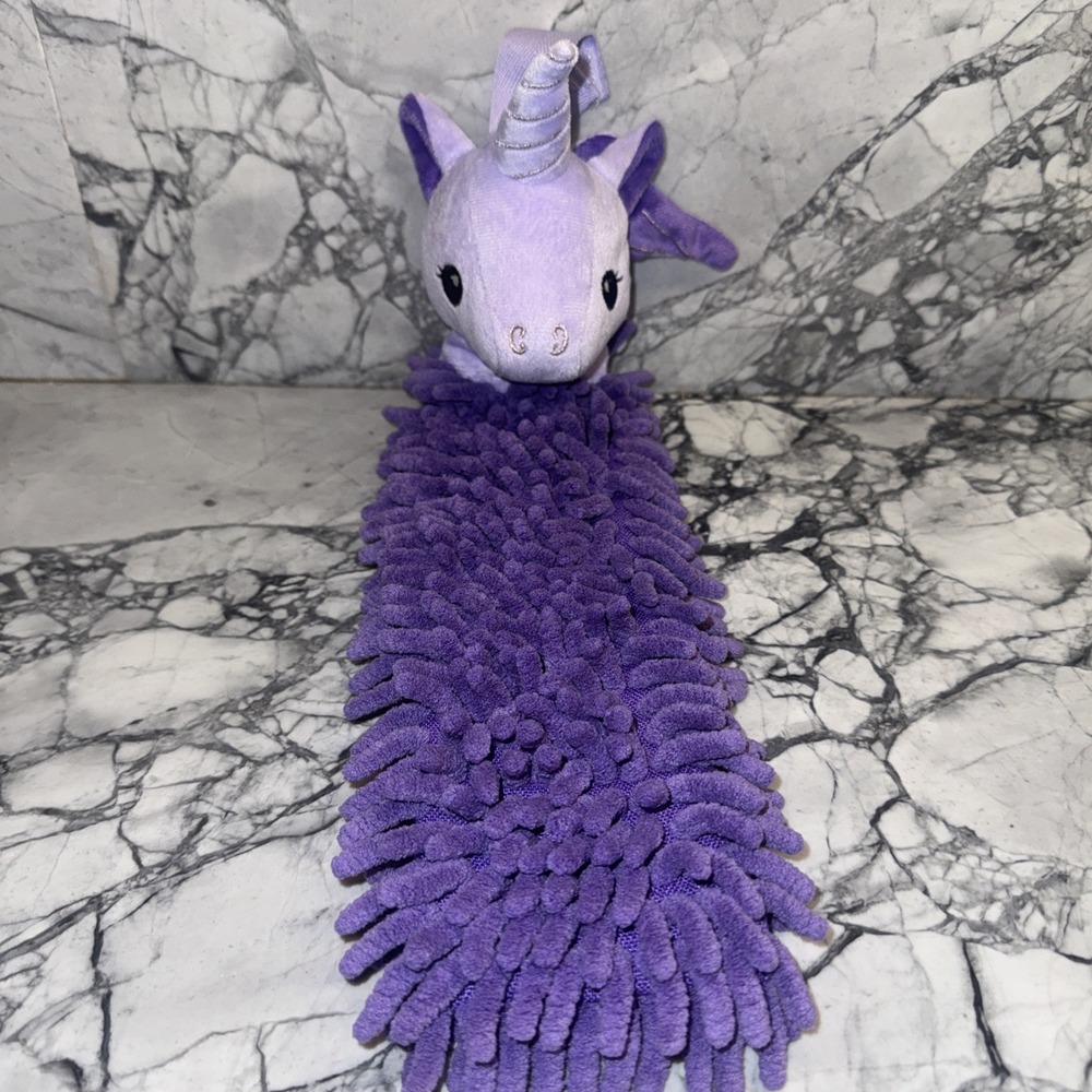 Norwex Pet to Dry Unicorn Chenille Hand Towel New
